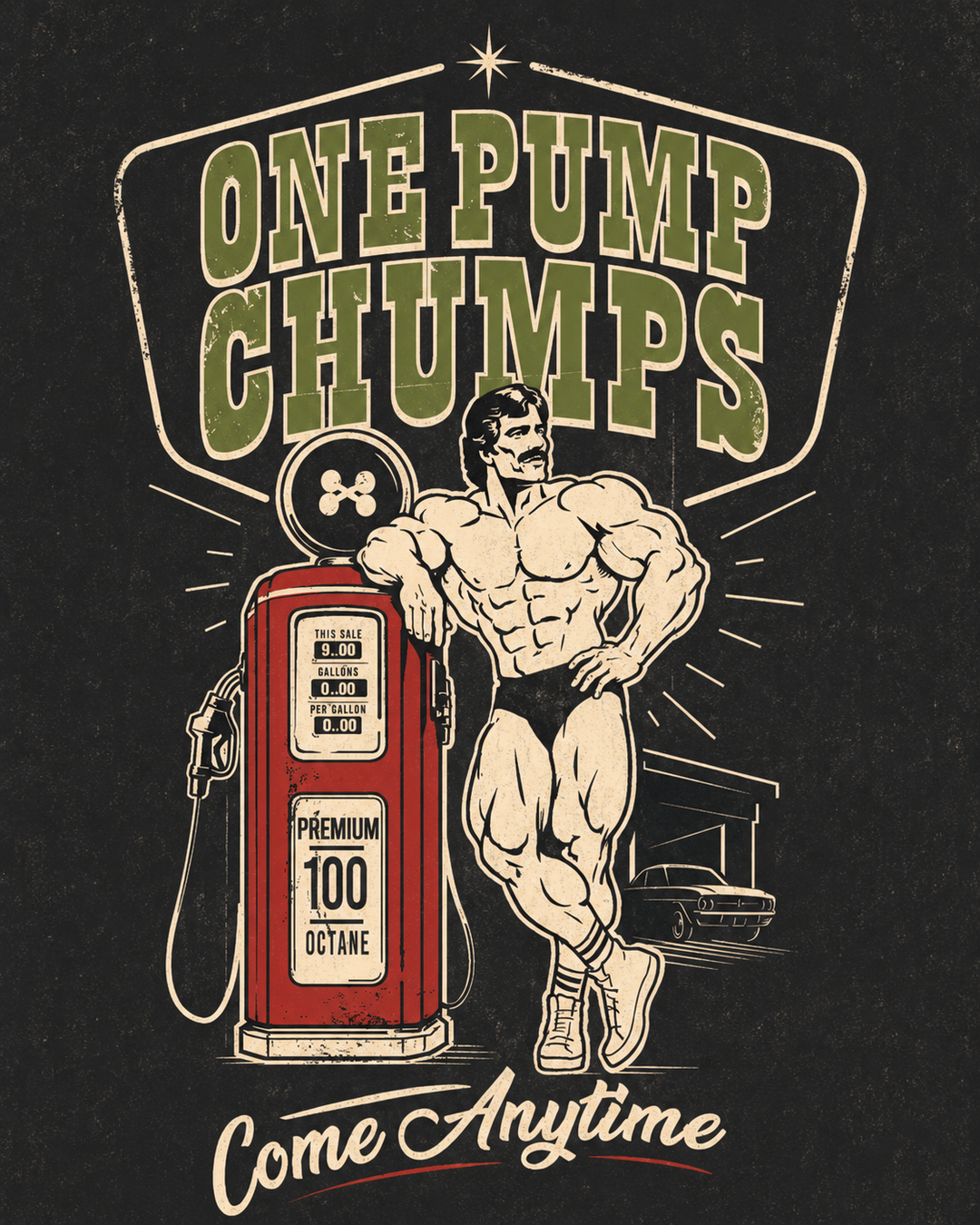 ONE PUMP CHUMPS OVERSIZED TEE