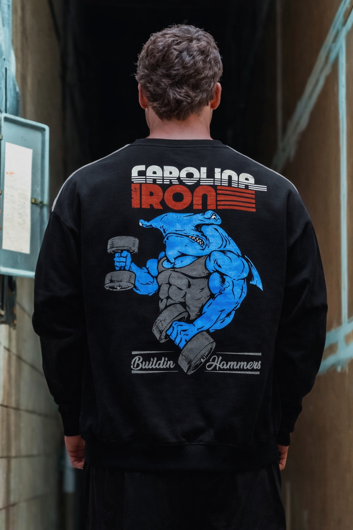 OVERSIZED CAROLINA IRON CREWNECK