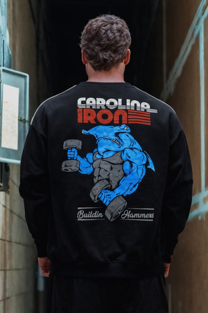 OVERSIZED CAROLINA IRON CREWNECK
