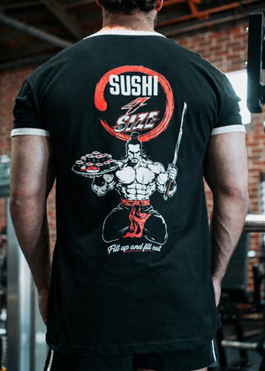 SUSHI 4 SIZE RINGER TEE (ATHLETIC FIT)
