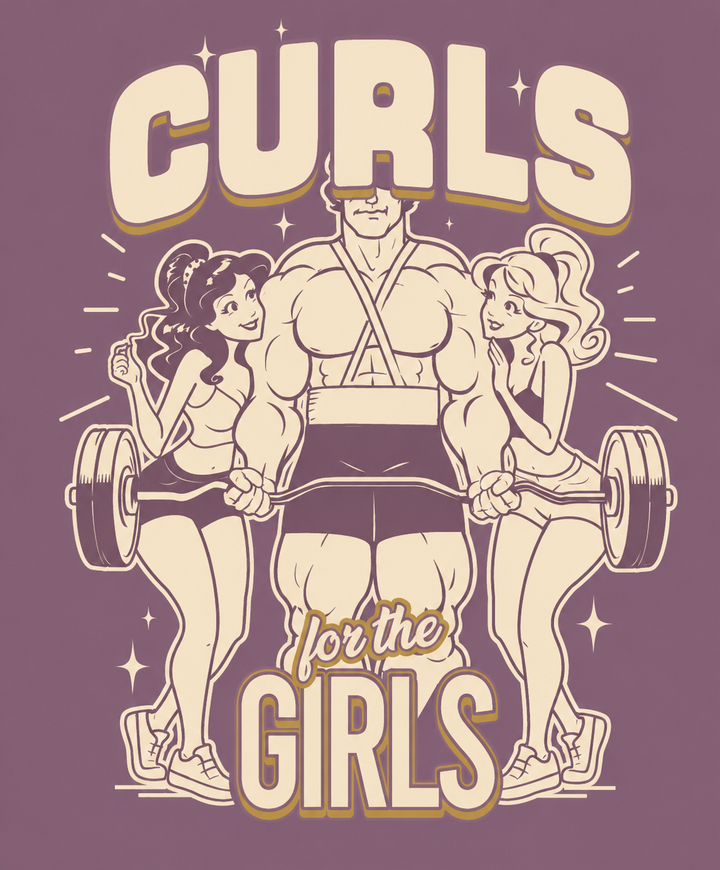 CURLS FOR THE GIRLS OVERSIZED TEE