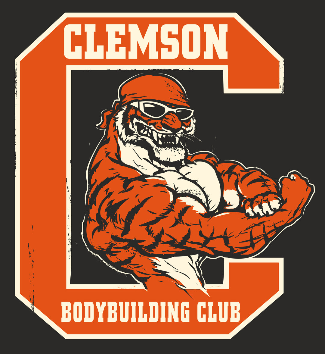 CLEMSON VINTAGE BLACK OVERSIZED TEE