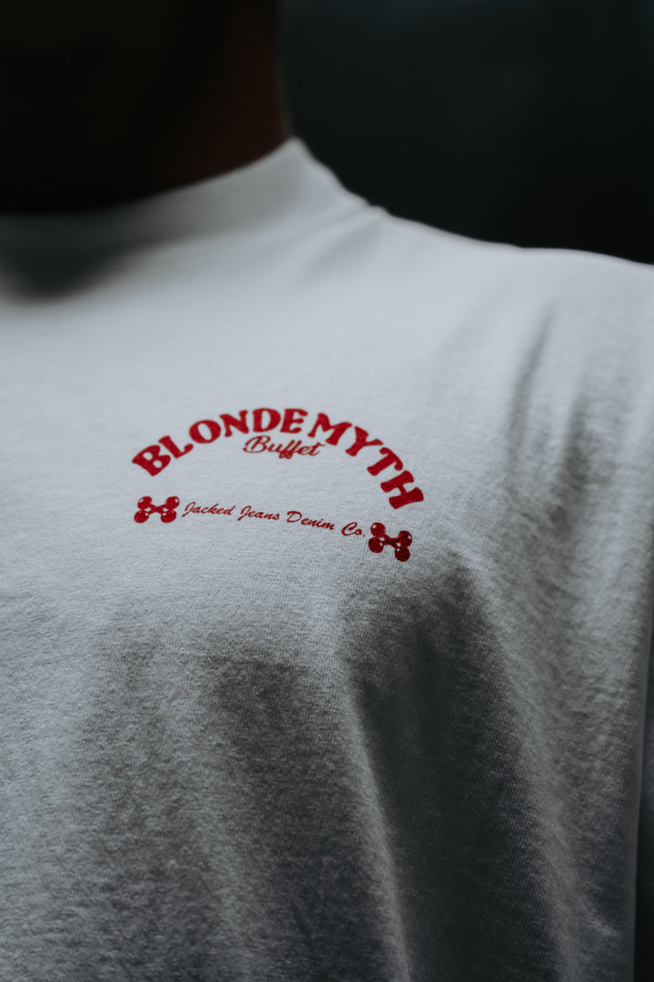 BLONDE MYTH BUFFET OVERSIZED TEE