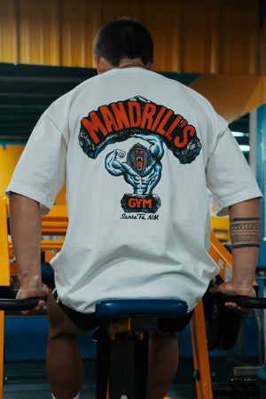 MANDRILL'S GYM OFF WHITE TEE
