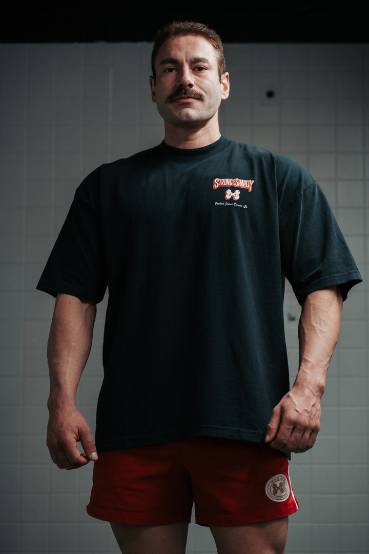 STRONG AND SHAPELY OVERSIZED TEE