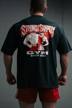 STRONG AND SHAPELY OVERSIZED TEE