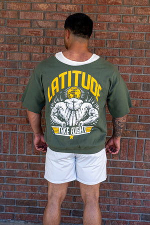 LATITUDE RAG TOP SWEATSHIRT (OVERSIZED)