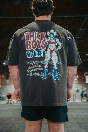 THICK BOYS WANTED OVERSIZED TEE