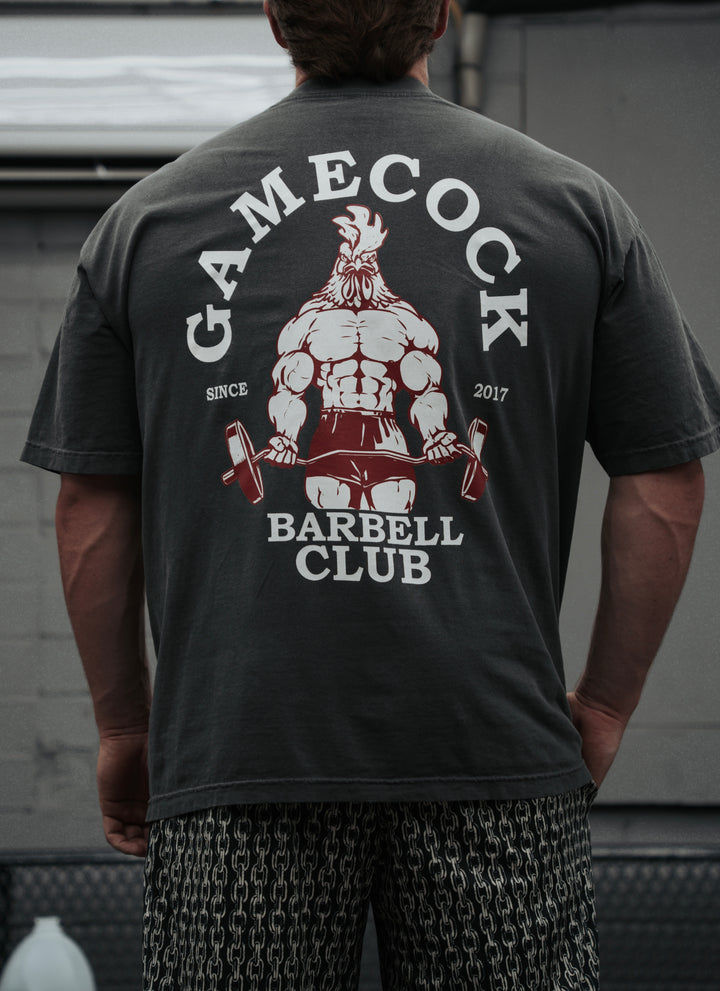OVERSIZED GAMECOCK BARBELL (VINTAGE BLACK)