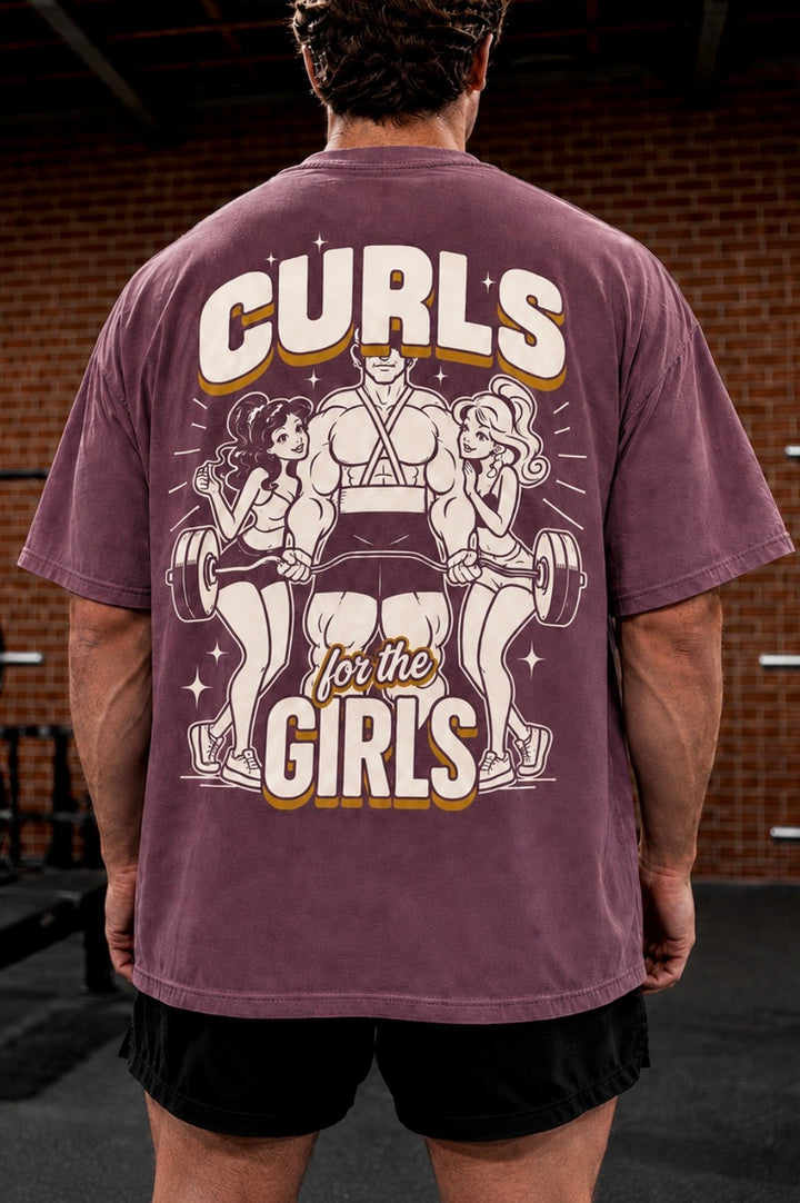CURLS FOR THE GIRLS OVERSIZED TEE