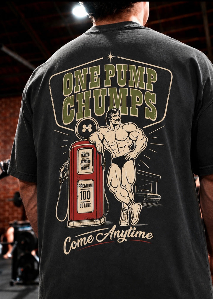 ONE PUMP CHUMPS OVERSIZED TEE