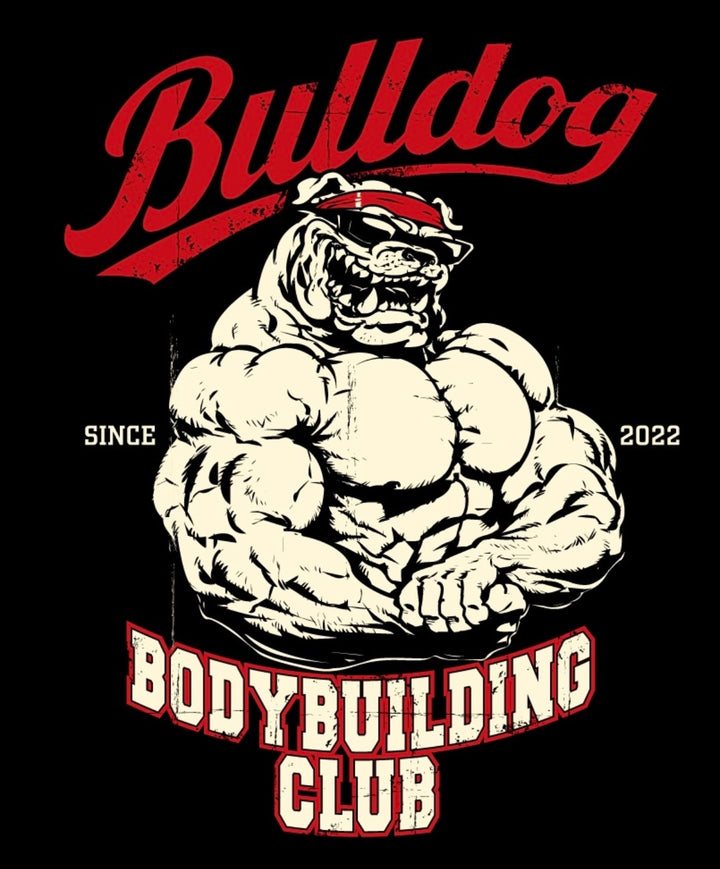 BULLDOG BODYBUILDING CLUB HOODIE (BLACK)