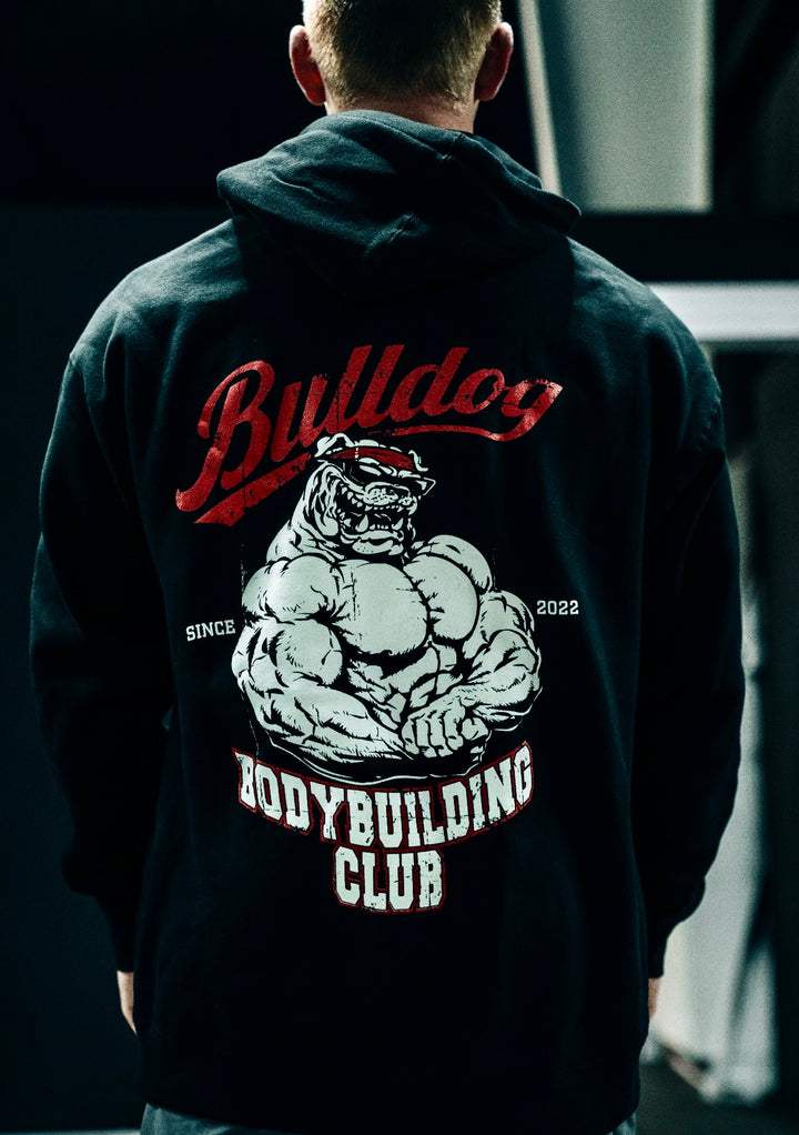 BULLDOG BODYBUILDING CLUB HOODIE (BLACK)