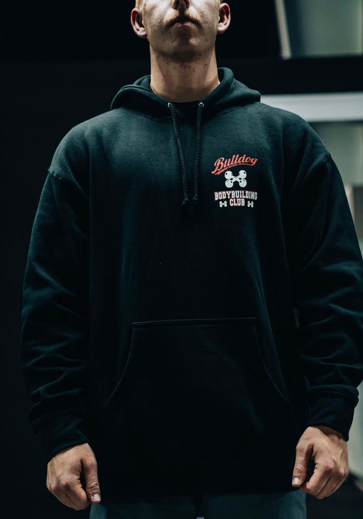 BULLDOG BODYBUILDING CLUB HOODIE (BLACK)