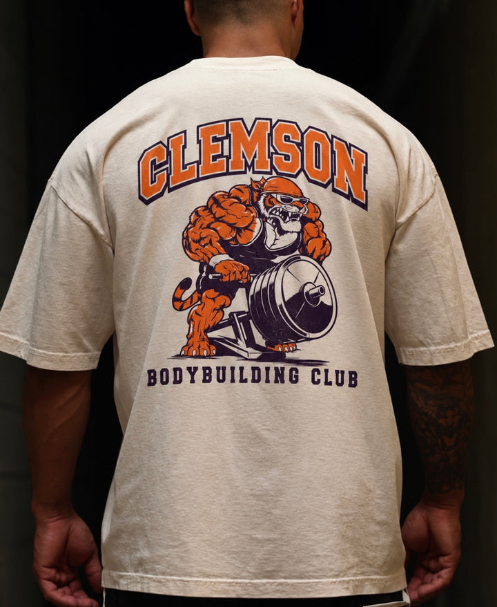 CLEMSON OFF WHITE OVERSIZED TEE