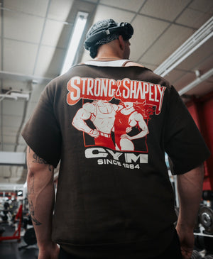 STRONG AND SHAPELY RAG TOP SWEATSHIRT (OVERSIZED)