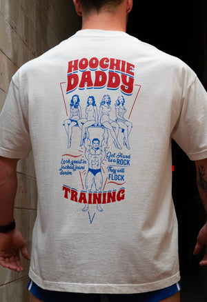 HOOCHIE DADDY TRAINING (OFF WHITE) OVERSIZED TEE
