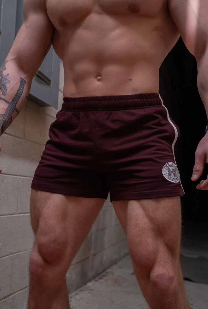 HOOCHIE DADDY 4" WINE SHORTS