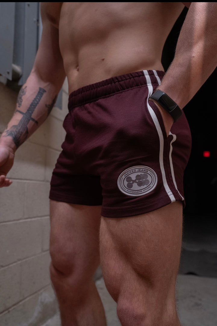HOOCHIE DADDY 4" WINE SHORTS
