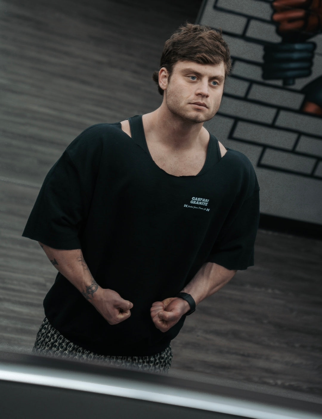 GASPARI GRANITE RAGTOP SWEATSHIRT (OVERSIZED)