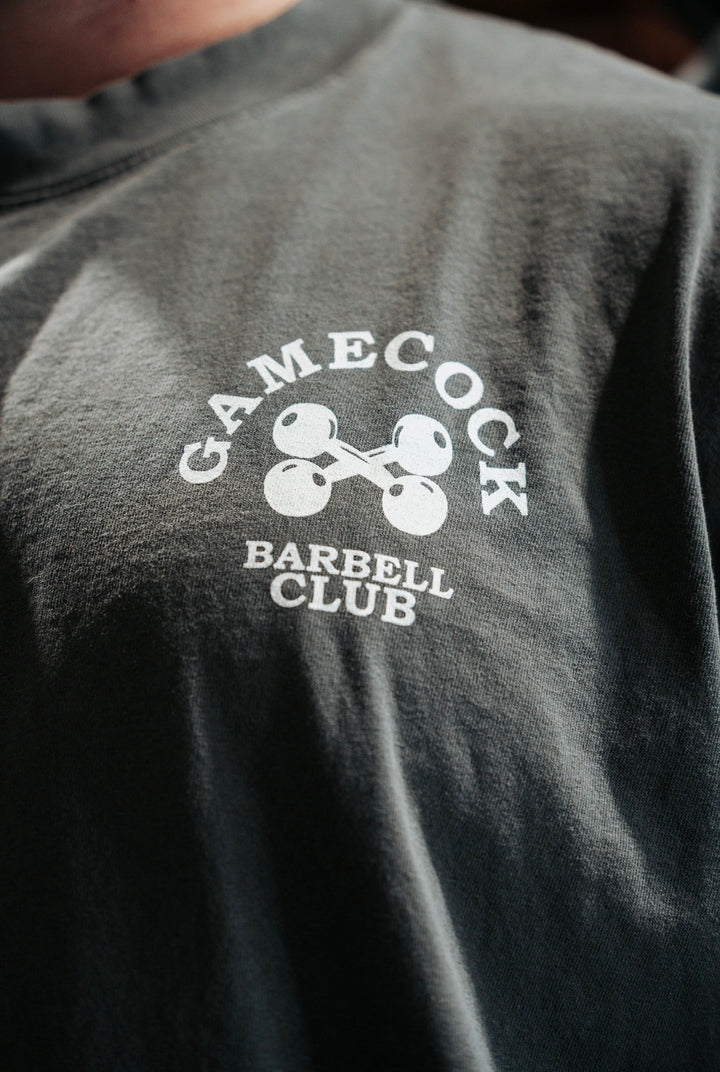 OVERSIZED GAMECOCK BARBELL (VINTAGE BLACK)