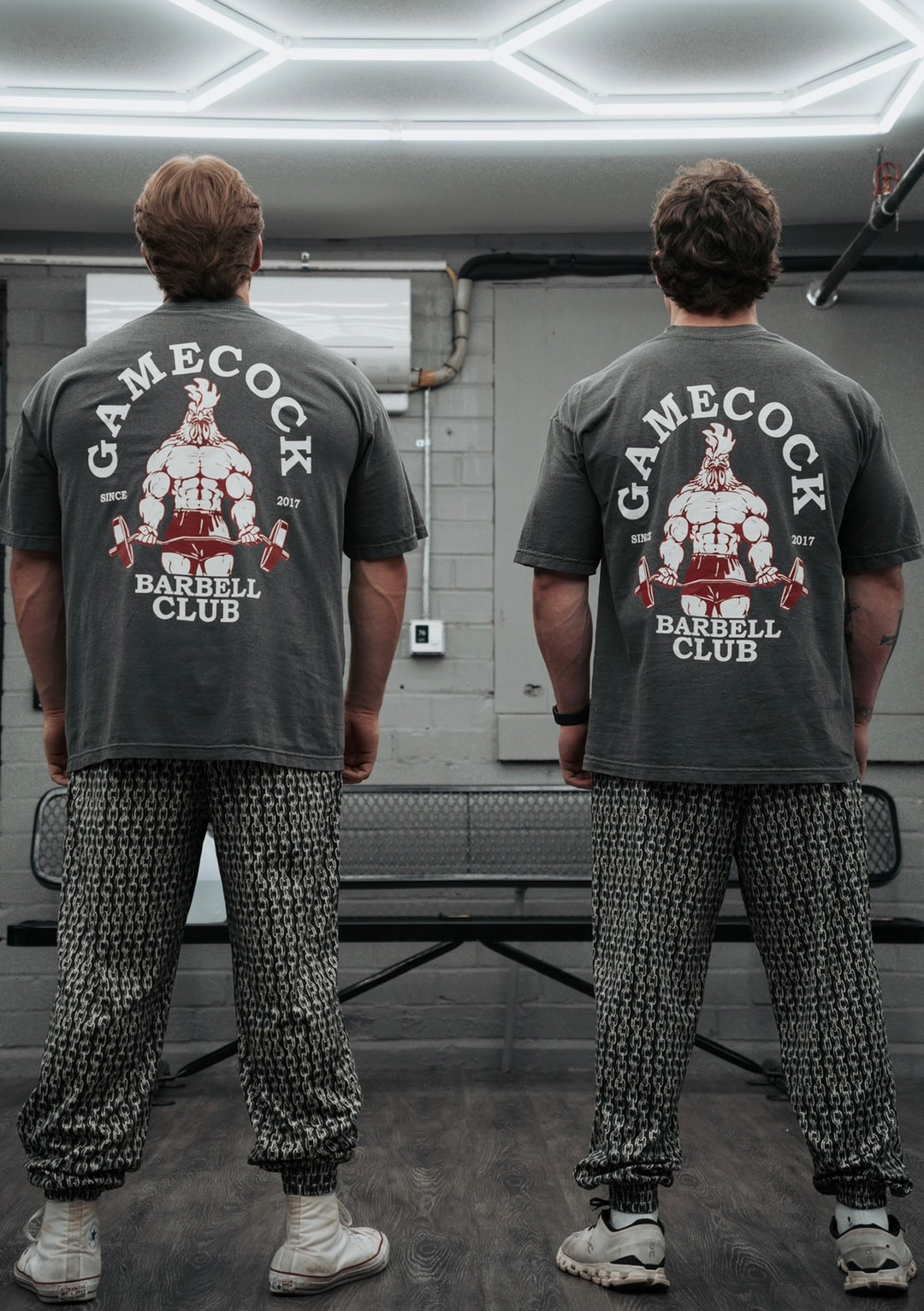 OVERSIZED GAMECOCK BARBELL (VINTAGE BLACK)