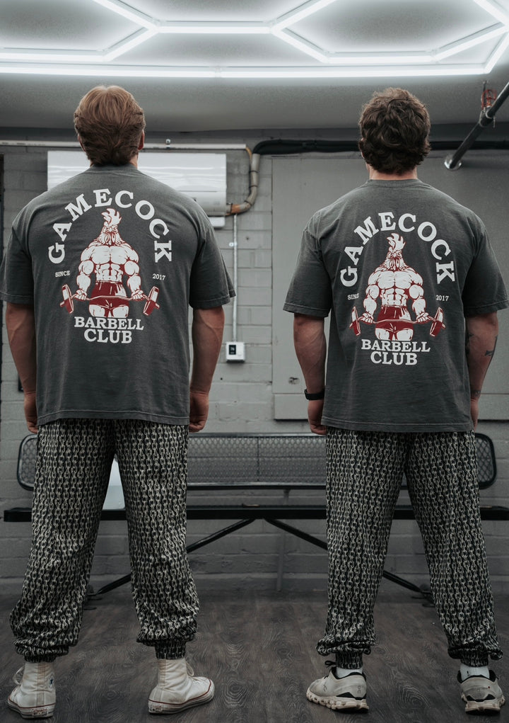 OVERSIZED GAMECOCK BARBELL (VINTAGE BLACK)
