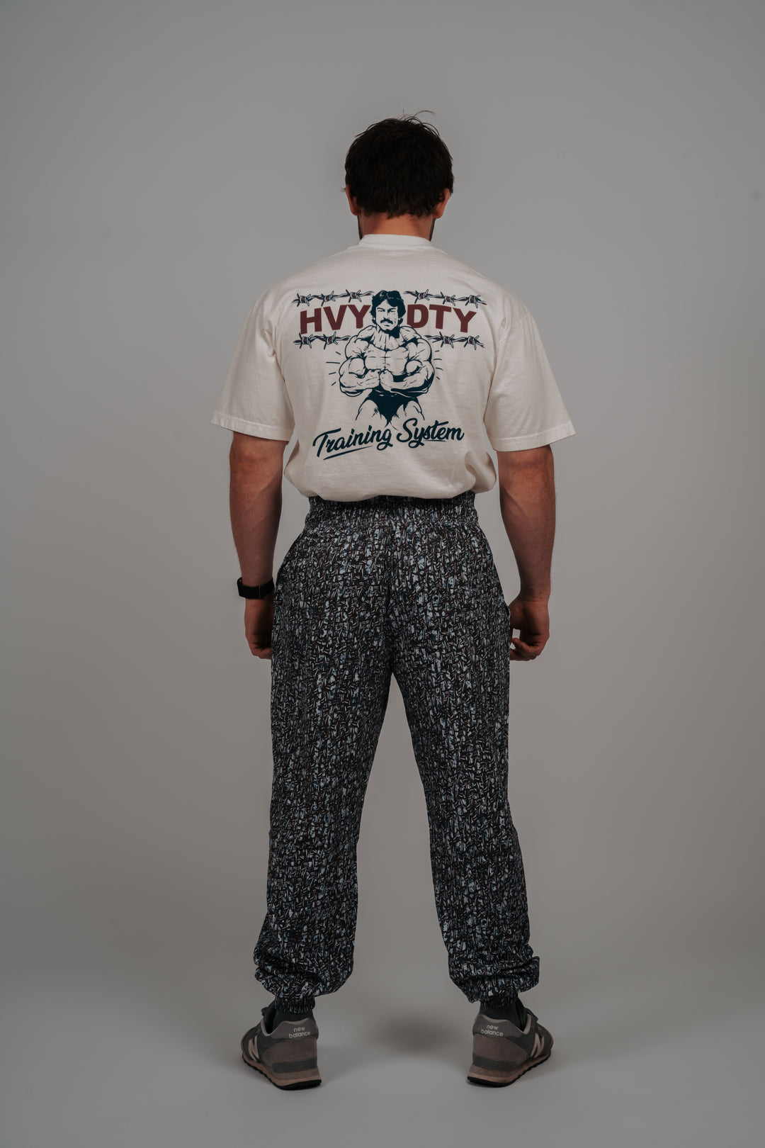 VINTAGE CHUTE PANTS BARBED WIRE
