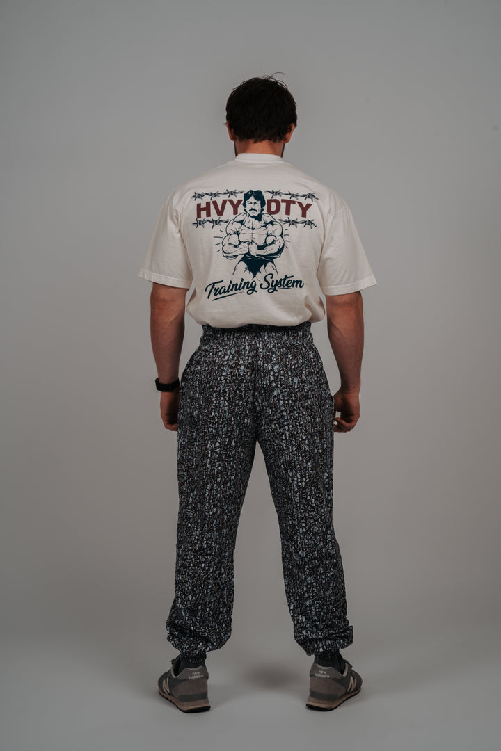 VINTAGE CHUTE PANTS BARBED WIRE