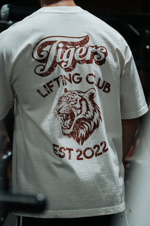 TIGERS LIFTING CLUB OVERSIZED TEE